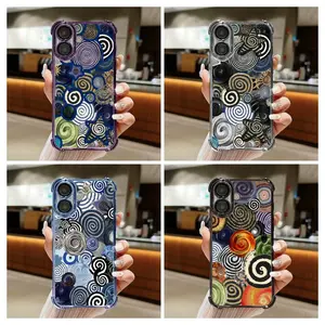 Swirl Pattern Phone Cases – Psychedelic Spiral & Star Aesthetic Design Collection Phone Case For iPhone 17 16 15 14 13 12 11 PRO PLUS MAX Phone Case #YGSJDXT1