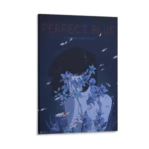 Perfect Blue Anime Movie Posters. Painting Canvas Art Prints. Poster for Living Room Home Decor. Poster Canvas Wall Art For Bedroom Decor Bar Office Room Decor Gift