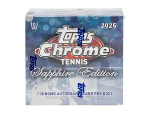2025 Topps Chrome Tennis Saphire Edition Trading Cards