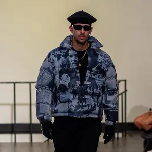 Messengers of Peace Mesh Puffer Jacket