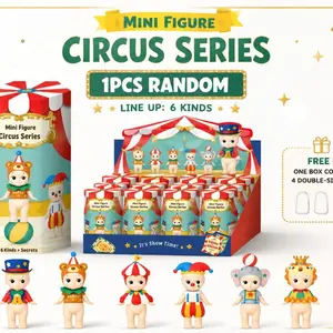 Circus Series Collectible Doll – Kawaii Blind Box Figure for Home Deco