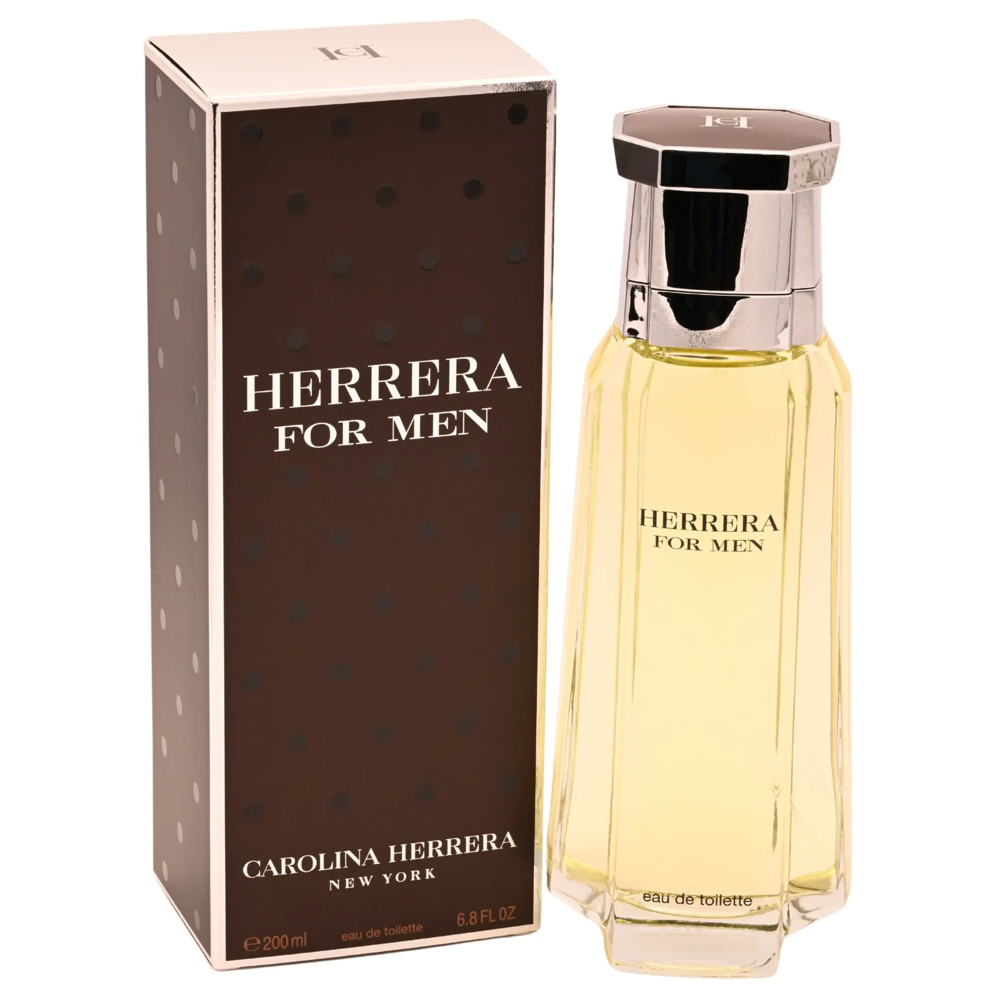 Carolina Herrera Men's Contemporary Woody Amber EDT Fragrance That Starts With A - 6.7 oz, Masculine Vibe, Spicy Clove Notes, New Box Packaging, Woody Musky Fragrance, Spicy Woody Scent