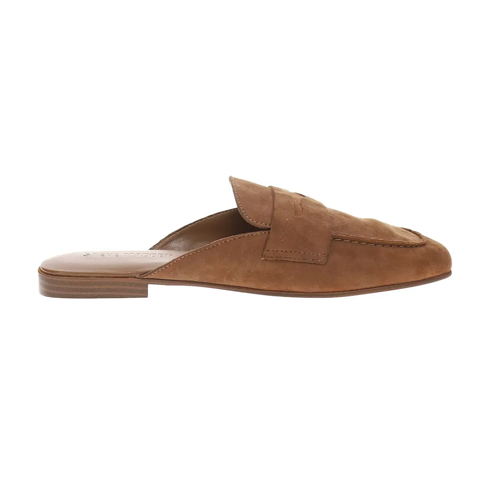 Steve Madden Womens Caleb Mule Loafers Casual - Brown
