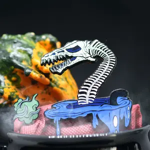Summoning Lochness Monster 2 Piece Enamel Pin Set Limited Edition