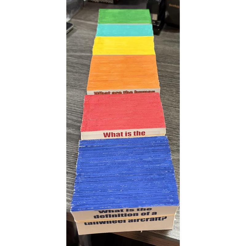 Pilot Career Flash Cards