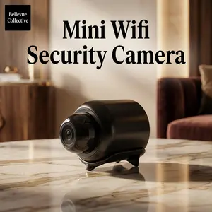 Mini WiFi Security Camera  Magnetic Mount USB & Battery Power HD Home Surveillance Phone App Remote Viewing IndoorOutdoor Monitor