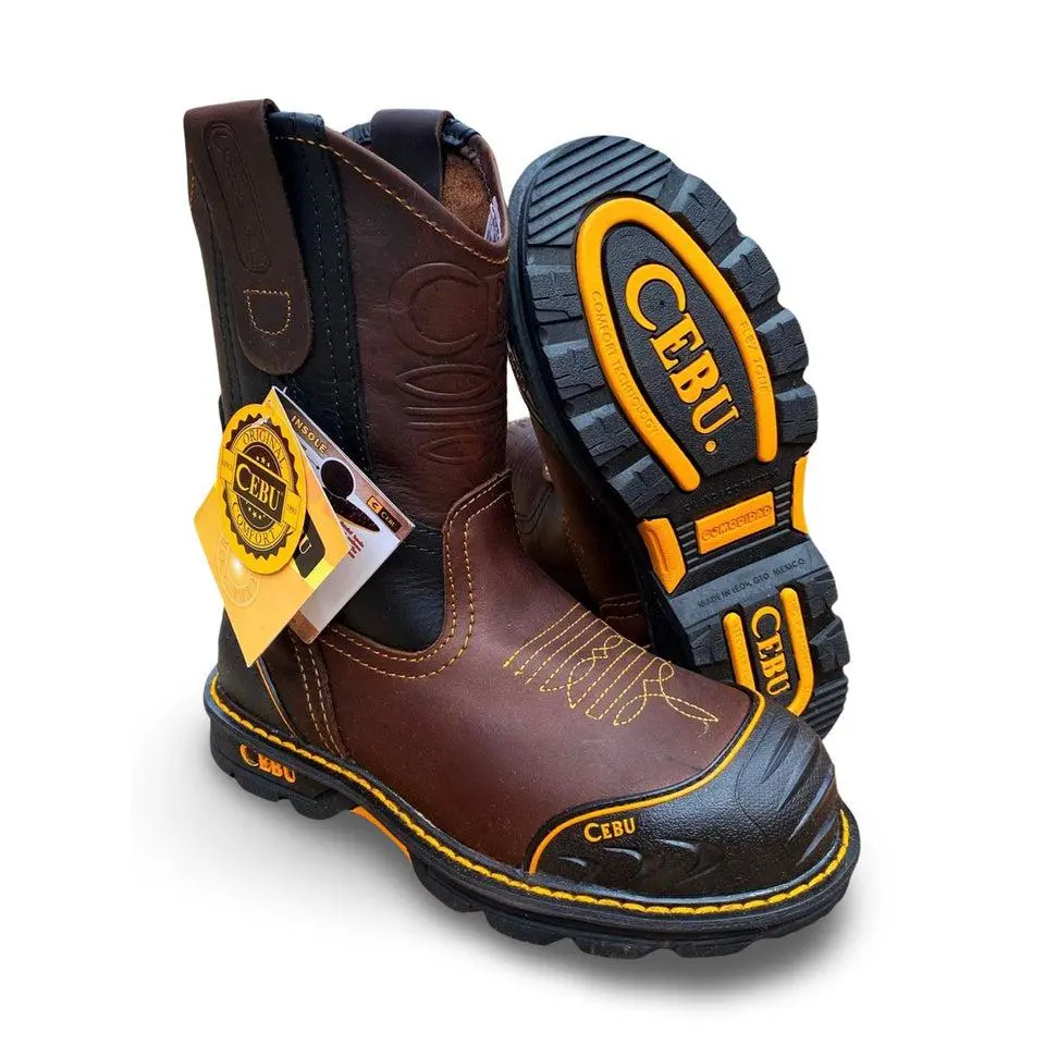 Cebu | Mens A/FARMER Cafe Steel Toe Work Boots