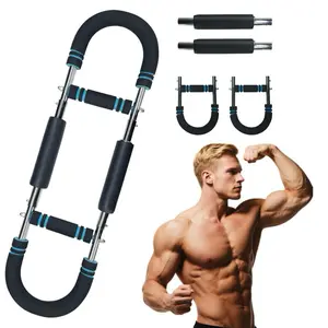 Arm Trainer 2-in-1 Forearm & Chest Strengthener with Adjustable Tension Portable Home Gym Equipment for Efficient Workouts