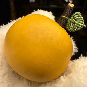 WenWan Gourd Hu Lu “Big Apple” 6.8cm | Braided Leaf | WYSIWYG | Shipped in 48 hours