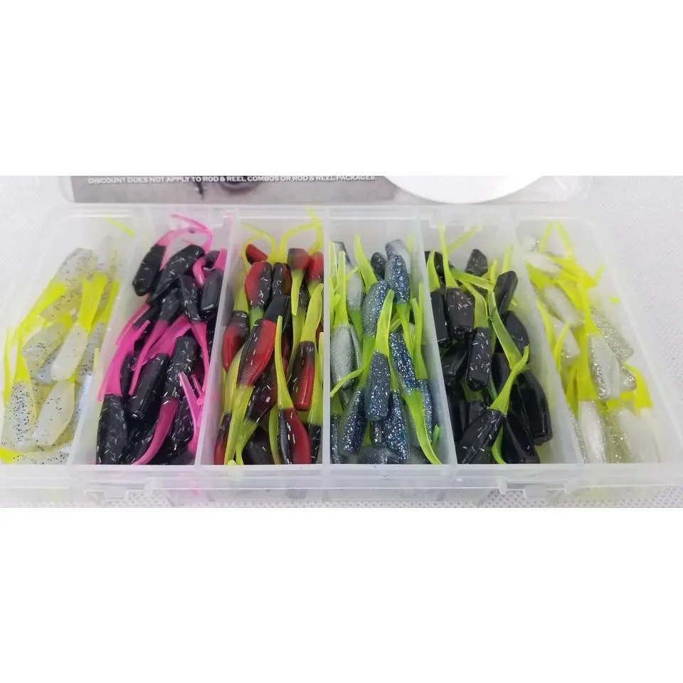 Cam's Complete All Plastic Stinger Shad [Hologram Flake] Assortment Package Kit