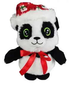 Steel Dog Toys - Christmas Holiday Baby Panda