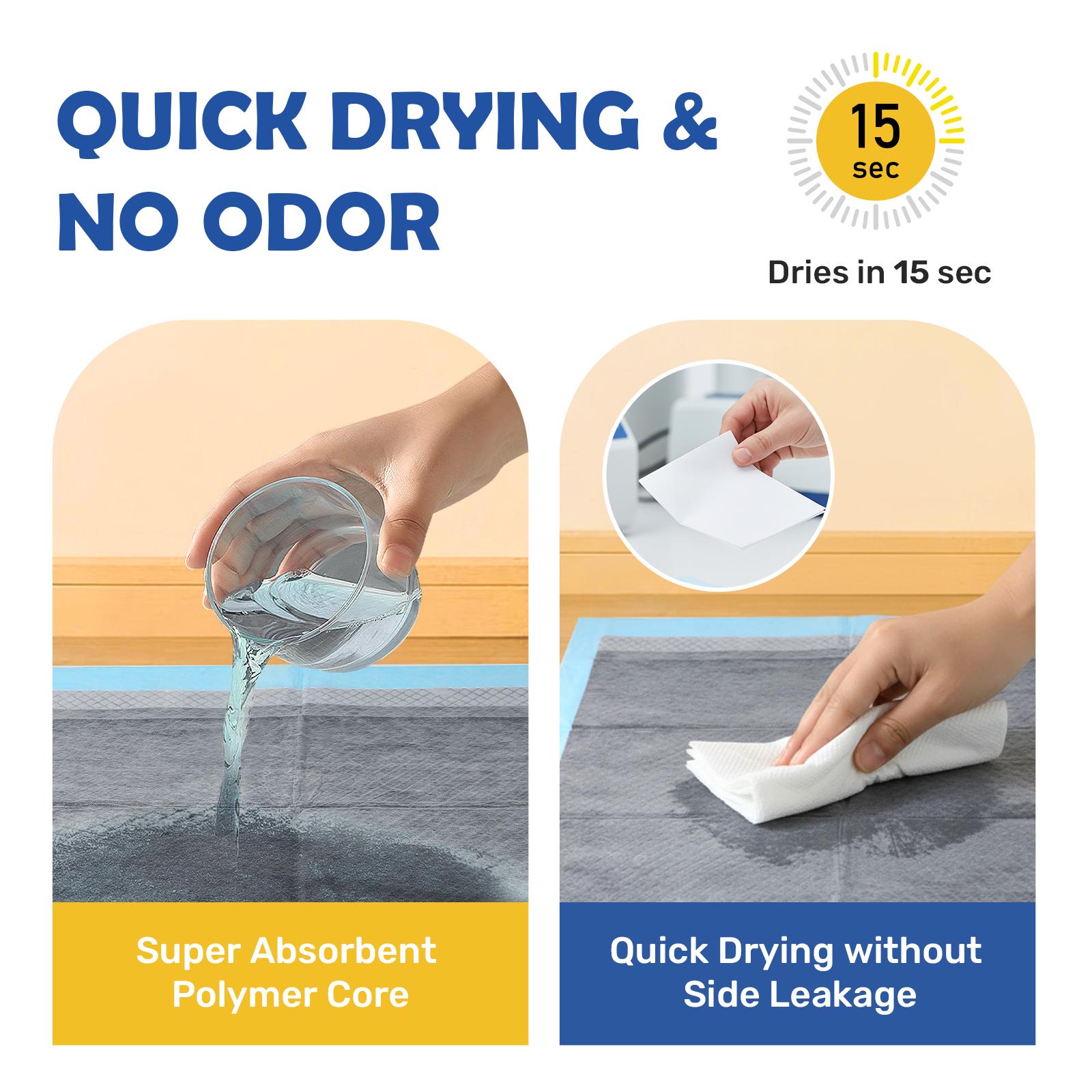 Portable Multi-Purpose Pet Pee Pads  Multiple sizes and styles ， Universal Training Pads for Dogs & Cats, All-Scene Fit for Travel, Crates & Litter Boxes