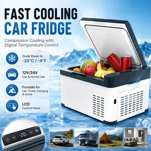 Portable Car Refrigerator Compressor, High-End Dual Use for Home and Outdoor Camping, Freezing Capable, Compact Design