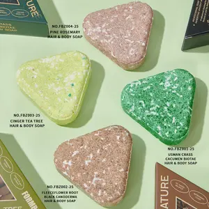 120g Sandalwood Herbal Shampoo Bar, Deep Cleaning Oil Control, Plant-Based Hair Care, Unisex Moisturizing Glycerine, Suitable for Normal Hair