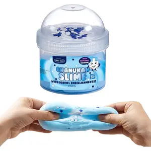 Hanukkah Bucket of Slime Fidget Gift Chanukah Party Popper Hanukkah Gift Jewish Holiday Party Favors Jelly Doughnut Scent Fun Sensory Judaica Present Hostess Gifts for Hours of Fun!