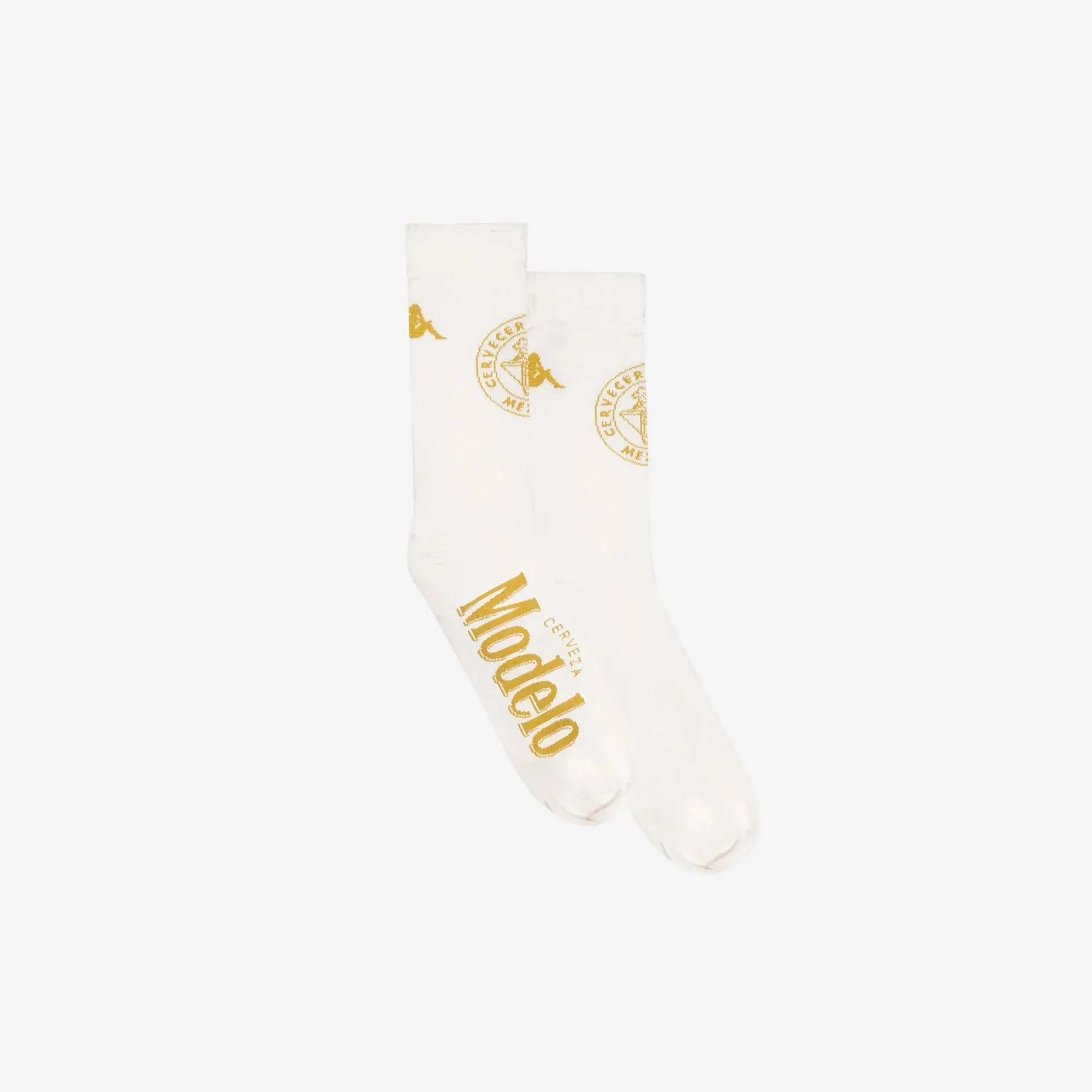 Kappa x Modelo Authentic Davenob Crew Socks - White & Navy