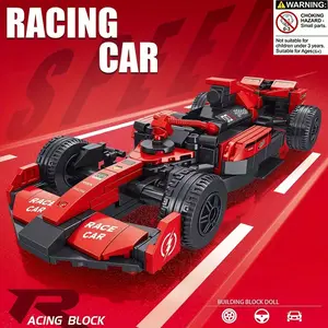 335pcs Racing Car Building Blocks Set, Model Assembly Toy Kit, Handicraft Development, Desktop Decor, Christmas New Year Birthday Gift