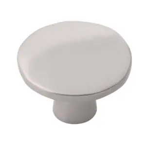 1.37 in. Dia. Willow Cabinet Knob - Satin Nickel
