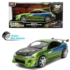 Jada 1:24 Fast & Furious 25th Anniversary Brian's Mitsubishi Eclipse Green