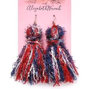 Scrubby Tassel Earrings for a Pop of Classy Style