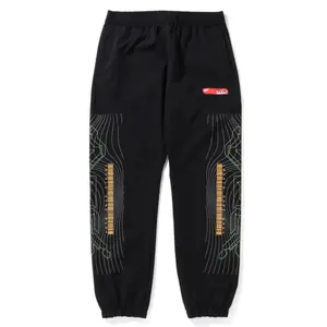 Bape Multi-Graphic Black Track Pants Size Medium