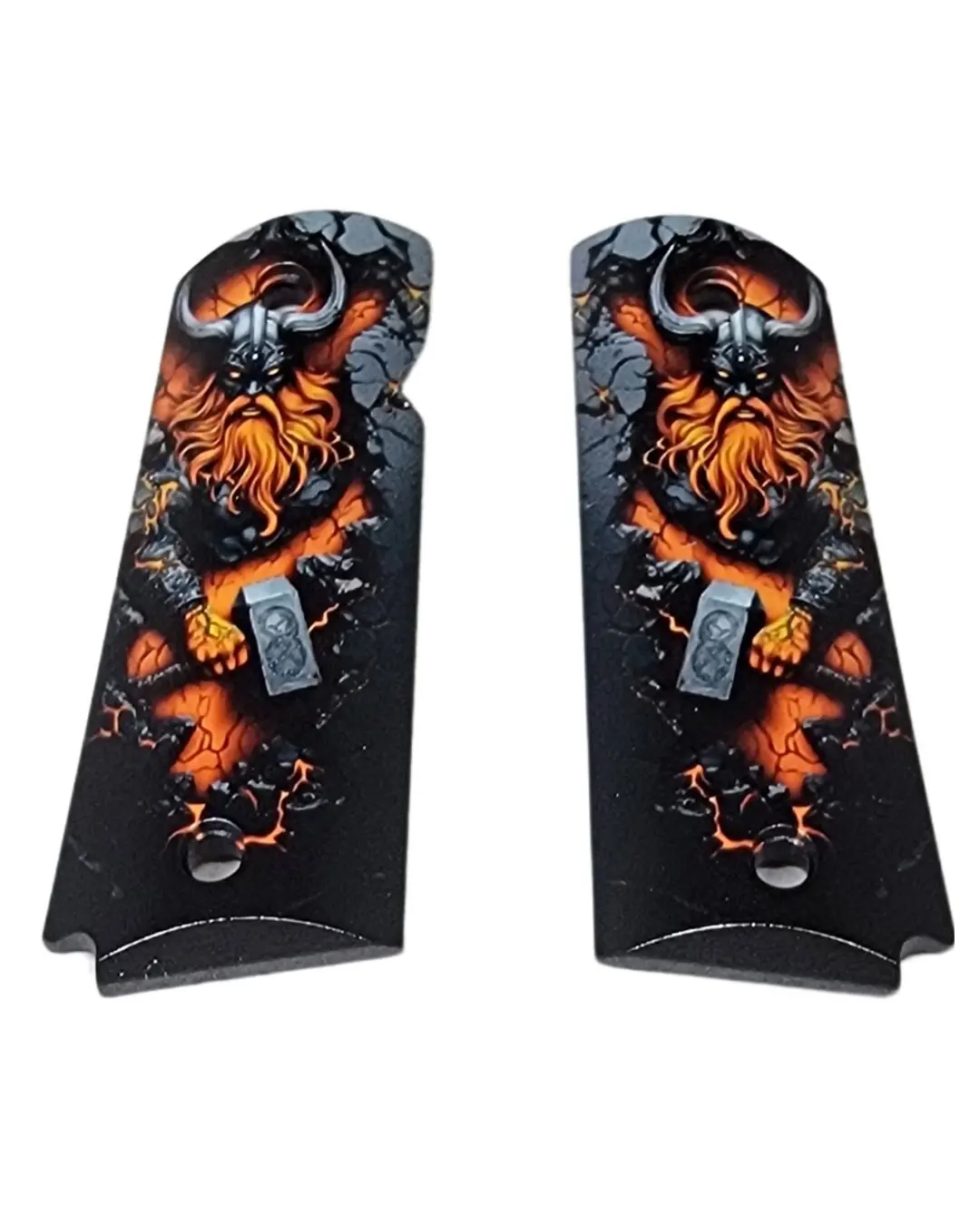 1911 Full-size ABS grips with Viking Printed Image