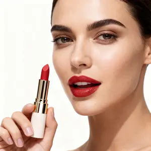 12-hour lightweight and long-lasting matte lipstick that doesn't fade, with rich color that can be layered. Perfect for party makeup, holiday makeup, and as a cosmetic gift. Lipstick.