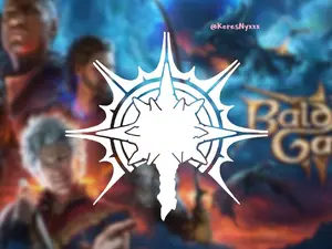 Baldurs Gate Cleric Class Symbol Vinyl Decal Sticker