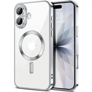 Magsafe Phone Case for iPhone 17/16/15/14/13/12/11 ProMax Pro Plus Air,[Military Drop Protection][Compatible withMagSafe] Full camera protection, shockproof and anti‑drop,Clear Soft TPU for iPhone Case