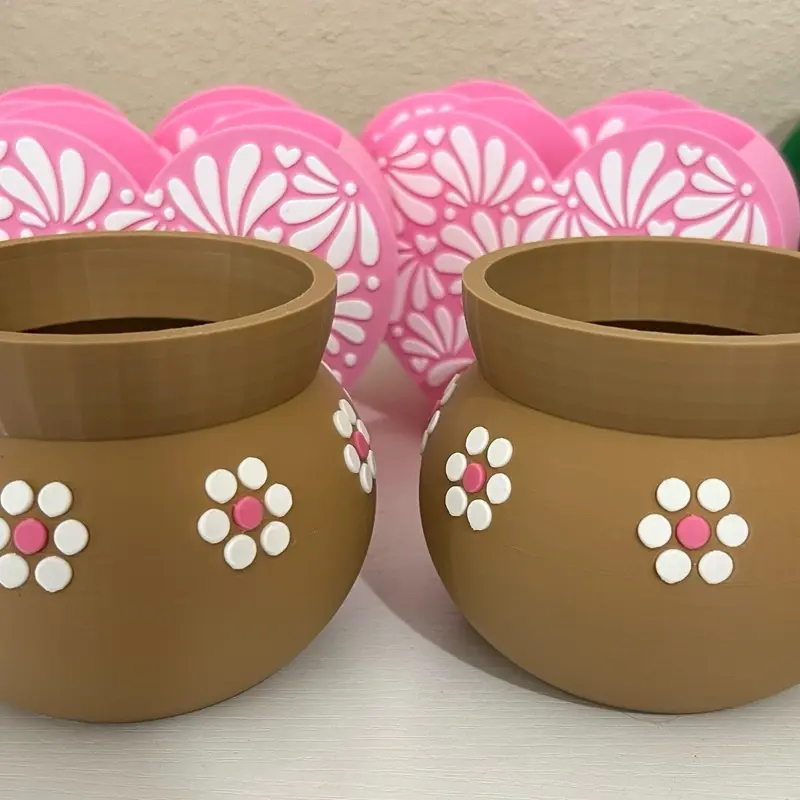 Jarrito pen holder/ make up brush holder