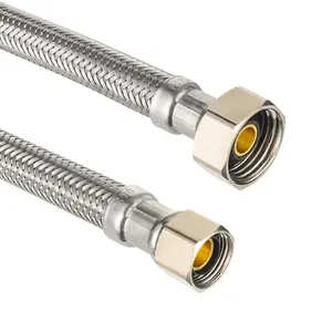 3/8" C x F 1/2" x 20" SS Braided faucet Hose