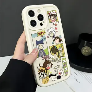Cartoon Kamisama Love Phone Case, Compatible with iPhone 17 16e 16 15 14 13 12 11 Mini Pro Max Air X XR Xsmax 8 7 Plus, Anti-Fall Soft Tpu Back Cover