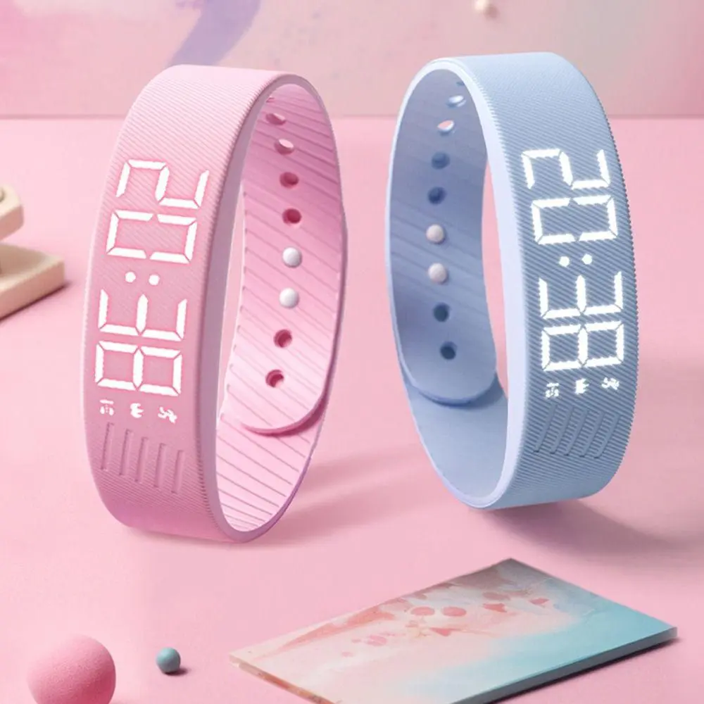 Silicone Wearable Digital Alarm Clock Wristband - Portable Wearable Devices with LED Digital Screen, Waterproof Fitness Tracker, Pedometer, Snooze Alarm, Adjustable Design - TikTok Shop Silicone Wearable Digital Alarm Clock Wristband - Portable Wearable Devices with LED Digital Screen, Waterproof Fitness Tracker, Pedometer, Snooze Alarm, Adjustable Design - TikTok Shop