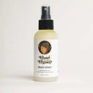 Braid Miracle Braid Spray – Itch-Free Scalp Relief & Hydration for Braids, Locs, & Twists – Soothes, Refreshes & Nourishes Protective Styles