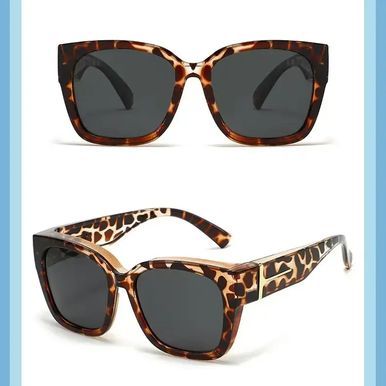 Mirrored Sunglasses Polarized Fit Over Glasses for Women Men 