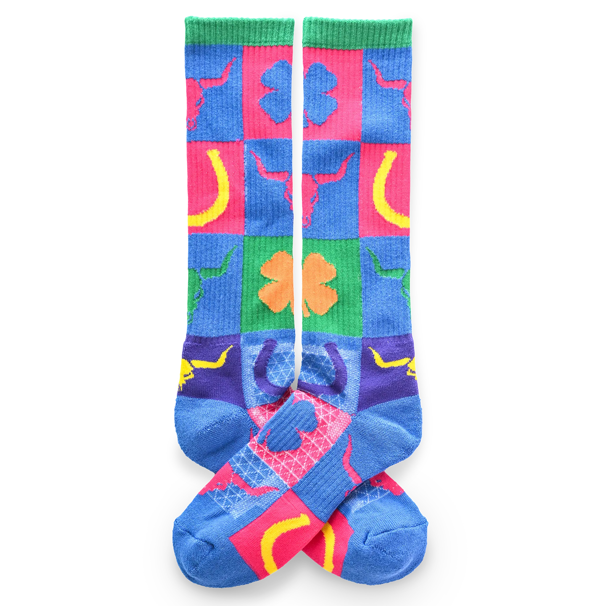 Lucky Chuck Austin Hustle Western Performance Socks