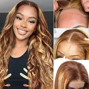 【Upgraded】Nadula Honey Blond Body Wave 7x5 Lace Human Hair Wig With Drawstring 180% Density Glueless Pre Cut Pre-Bleached Pre-Plucked Summervibes TikTokShopStockUp