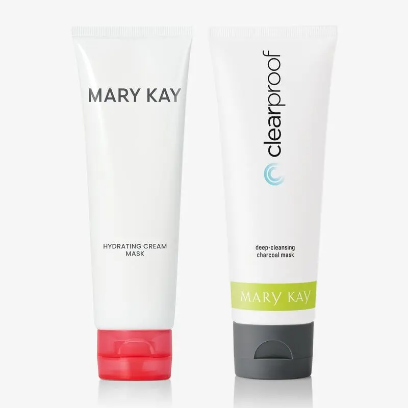 Mary Kay Mix & Mask Set- Hydrating Cream Mask and Deep Cleansing Charcoal Mask