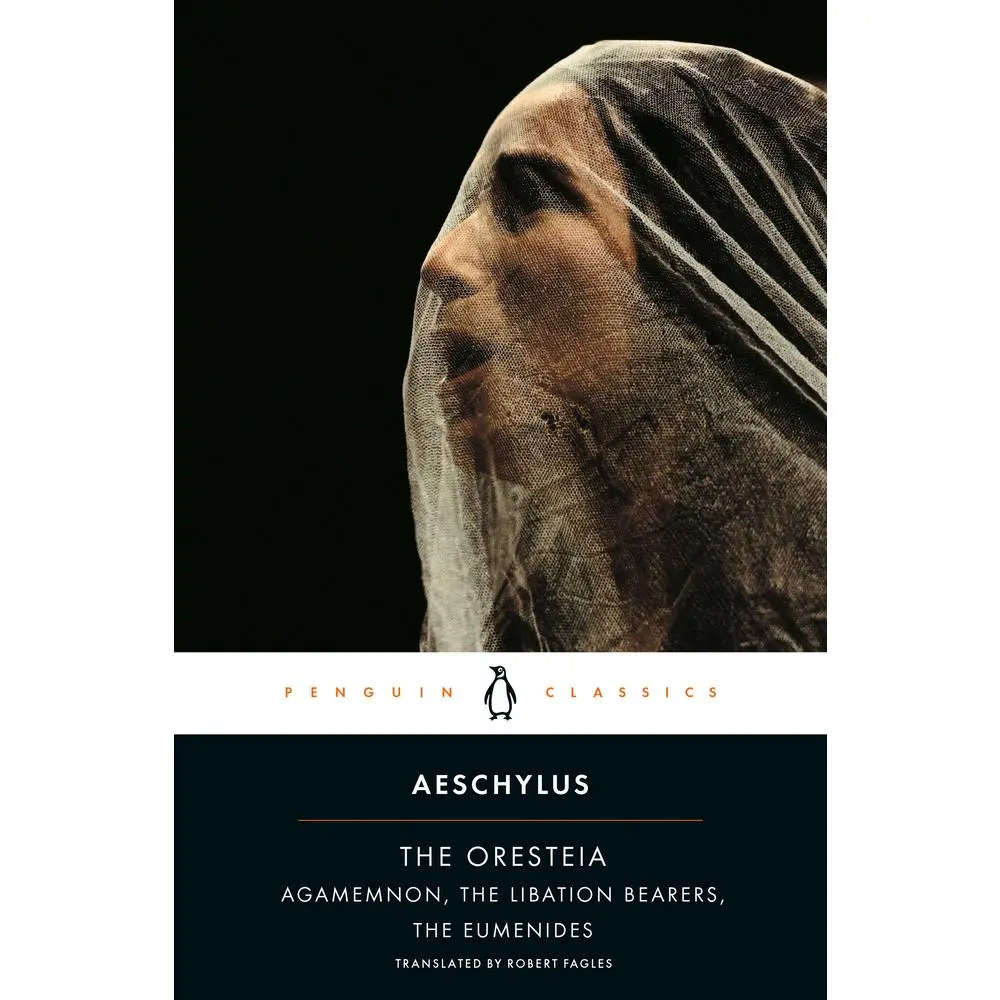 Used Classic Literature Book - The Oresteia by Aeschylus, Translated by Robert Fagles, Very Good Condition, Soft Cover English Edition for Classic Literature Fans