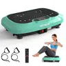 HOTWAVE Vibration Plate Exercise Machine - 450 LBS Capacity, 120 Speed Levels, 60Hz High Frequency Vibration Platform with Resistance Bands, Portable Indoor Home Workout Whole Body Workout Fitness Equipment, Indoor Fitness Equipment,Back To School tiktoks