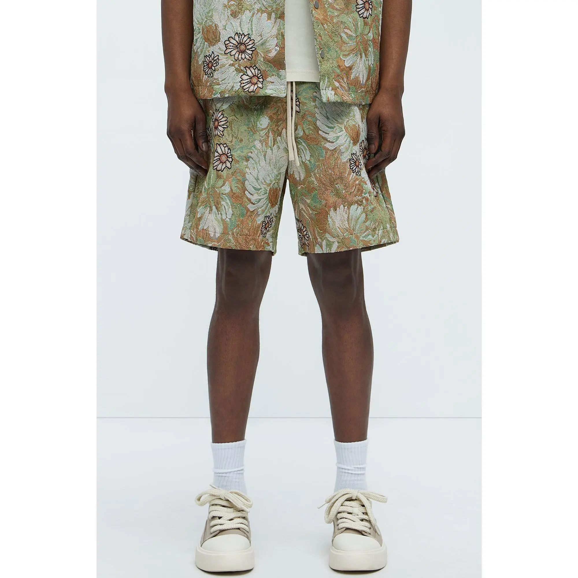 Judas Tapestry Shorts - Green/combo
