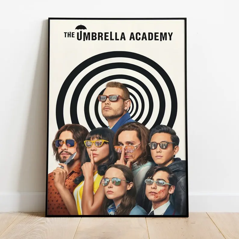 The Umbrella Academy poster Umbrella Academy print art print wall art home decor
