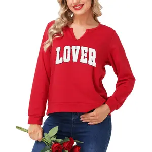 Easter Day Crop Tops Festival Bunny Egg Sweatshirts V Neck Long Sleeve Pullover