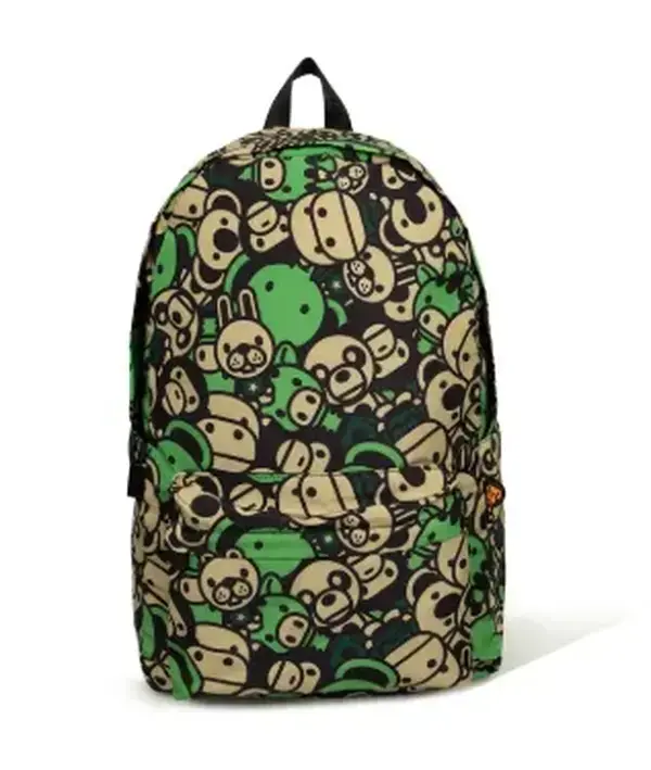 Bape Milo All Friends Camo Backpack Green All Friends Camo