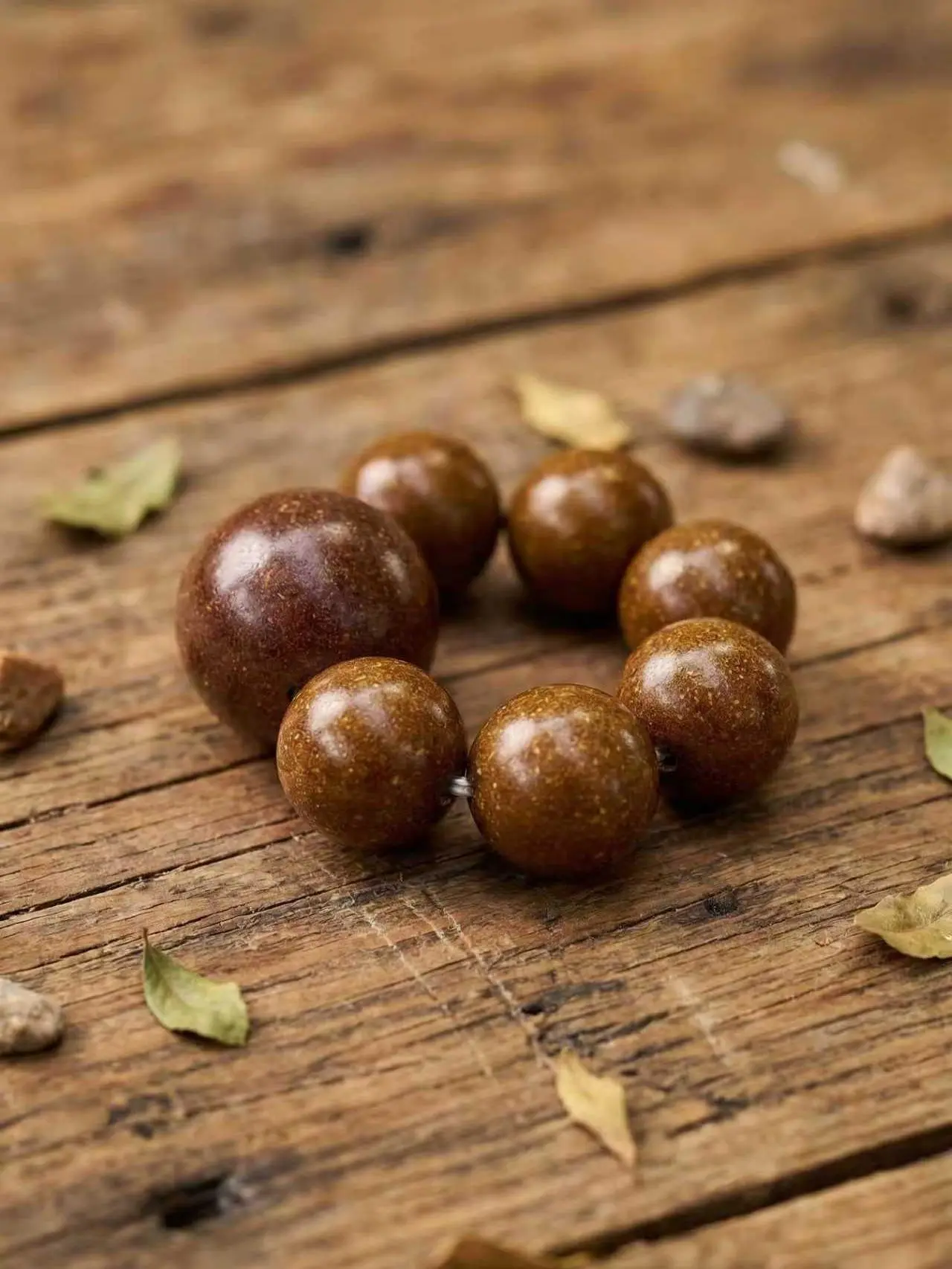 Handcrafted Natural Blended Aromatic Herbs Finger Beads Ring - Blended Long-Lasting Gentle Fragrance, Lightweight, Easy to Carry, Stress Relief Meditation, Daily Fashion Costume Jewelry Accessory
