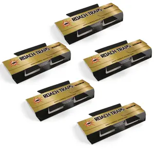 [5 Pack] Baited Glue Traps, Great for Home with Kids & Pets Indoor, Sticky Pest Control Trap, Roach Killer