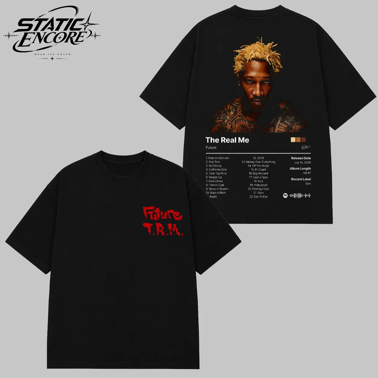 The Real Me Inspired Tee, Freebandz Lifestyle Graphic Shirt, King Pluto Vintage Fashion, Urban Rap Streetwear, Heavyweight Cotton Fan Apparel, Gift Idea