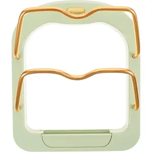 Multifunctional Pot Lid and Cutting Board Storage Rack, No-drill Wall-mounted Holder with Tray, Light Color Kitchen Organizer for Cabinet and Countertop
