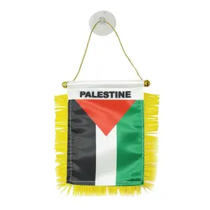 Palestine Mini Flag with suction Perfect For Hanging