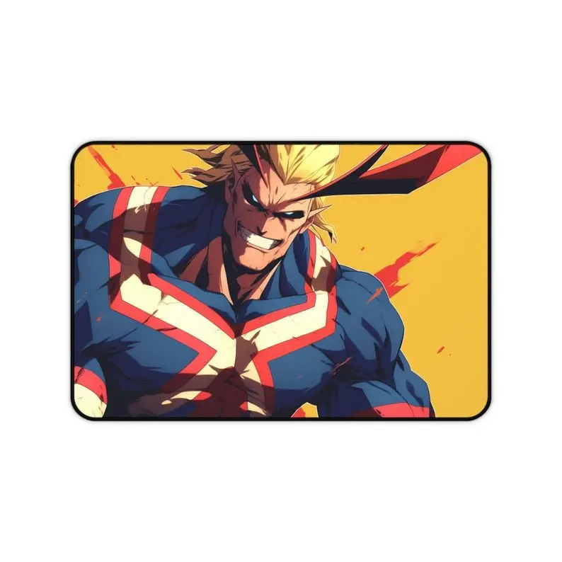My Hero Academia, Heroic Desk Mat featuring All Might, for Gamers, Students, and Anime Enthusiasts, Computer Accessories, Office Decor